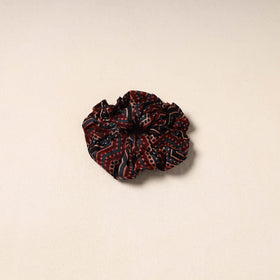 Red Handmade Cotton Elastic Rubber Band/Scrunchie