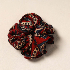 Red Handmade Cotton Elastic Rubber Band/Scrunchie