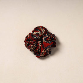 Red Handmade Cotton Elastic Rubber Band/Scrunchie