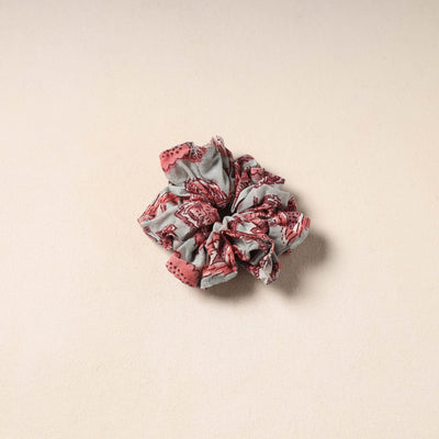 Red Handmade Cotton Elastic Rubber Band/Scrunchie