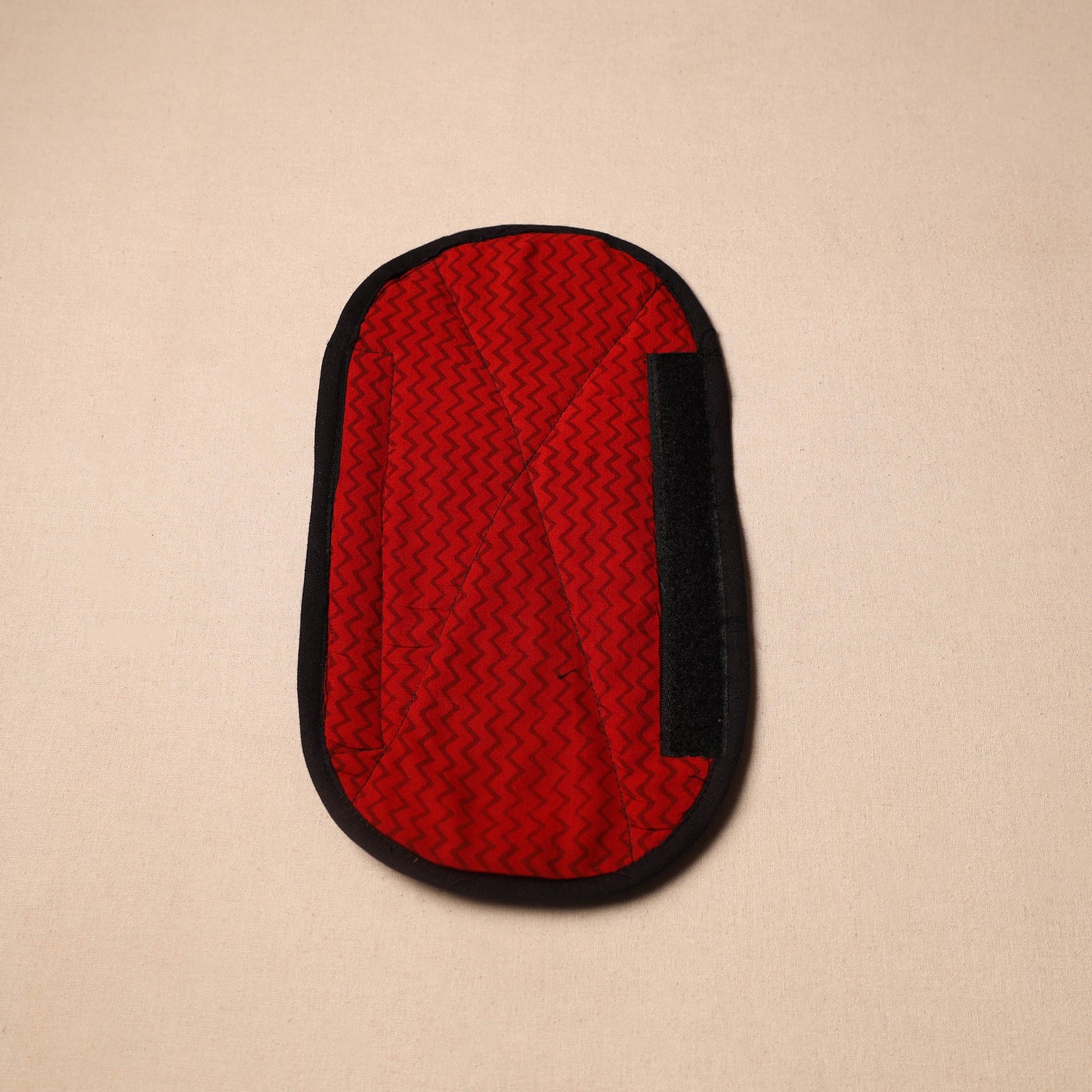 Buy Red Handmade Cotton Fridge Handle Cover