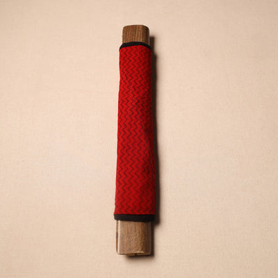 Buy Red Handmade Cotton Fridge Handle Cover