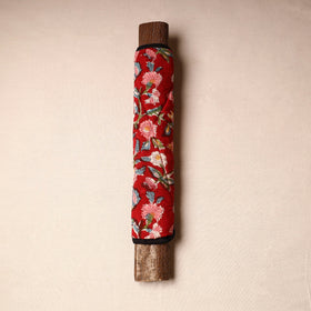 Red - handmade cotton fridge handle cover 04 - handcrafted