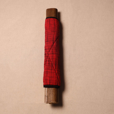 Red - handmade cotton fridge handle cover 100 - handcrafted