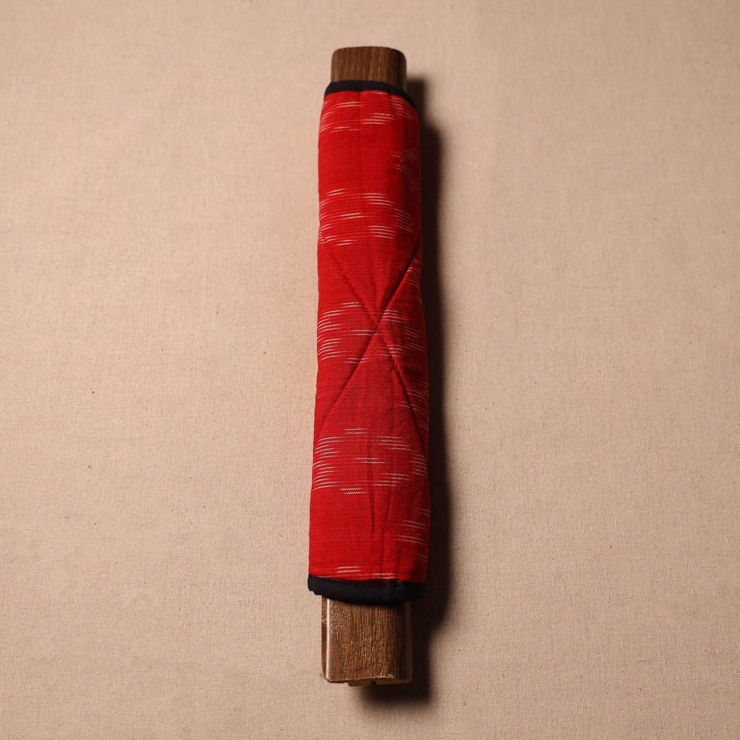 Buy Handmade Cotton Red Fridge Handle Cover 183