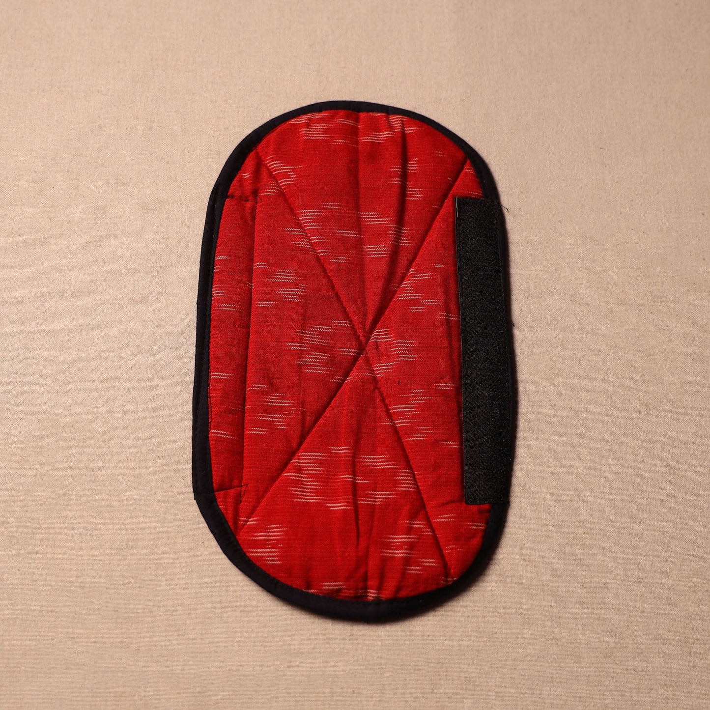 Buy Handmade Cotton Red Fridge Handle Cover 183