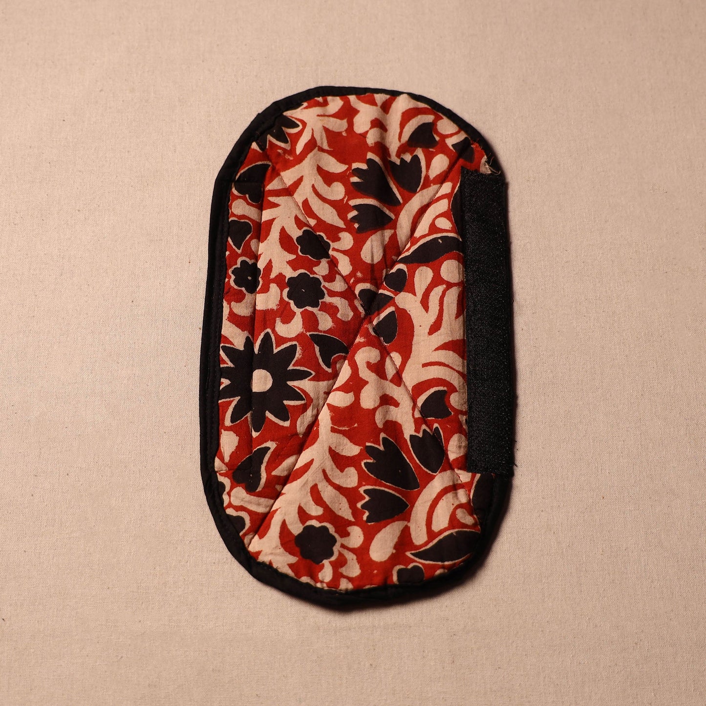 Buy Handmade Cotton Red Fridge Handle Cover 193