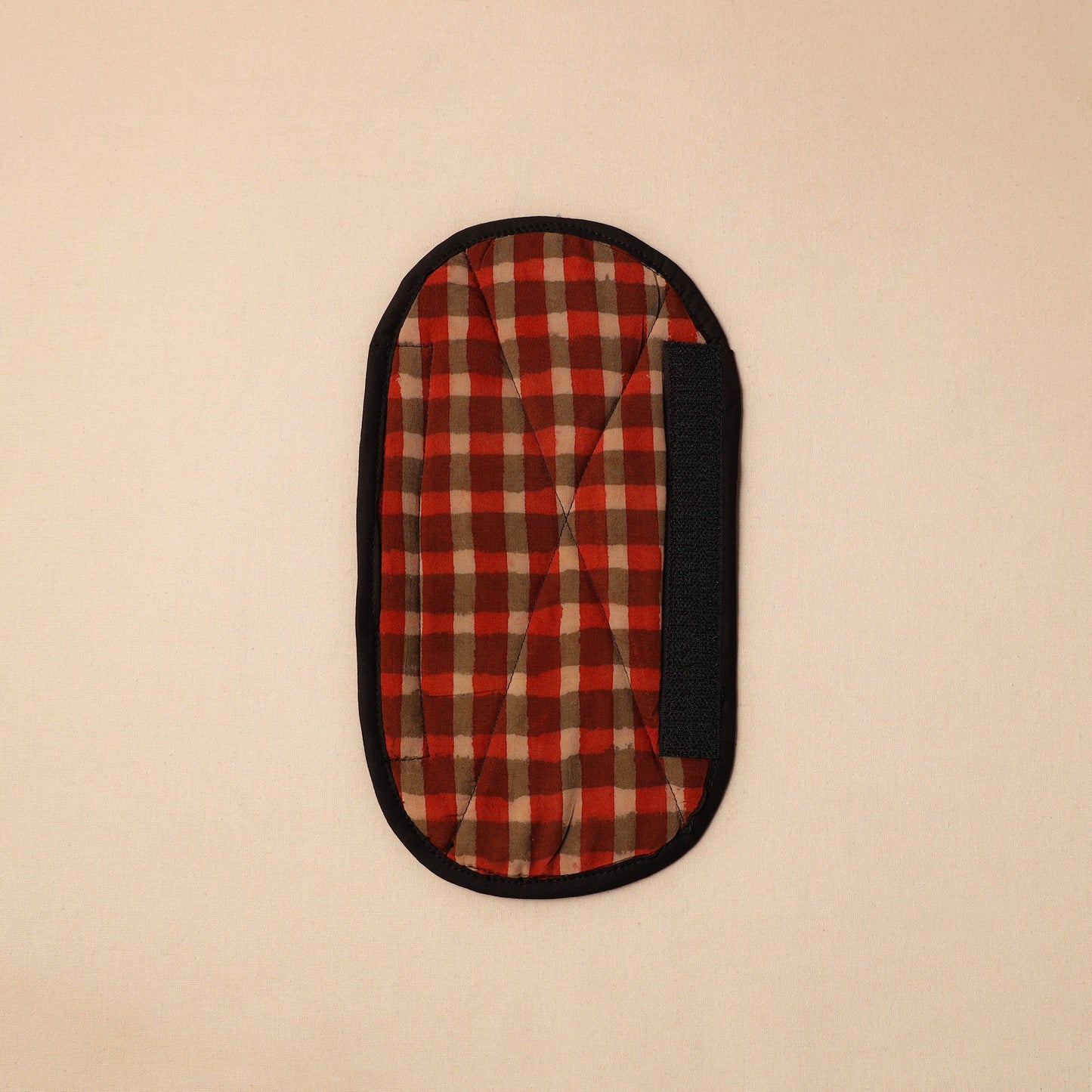 Buy Red Handmade Cotton Fridge Handle Cover