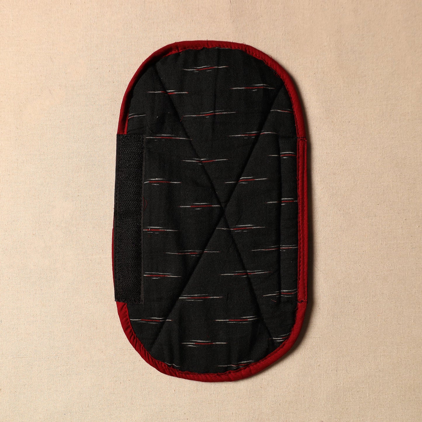 Buy Handmade Cotton Red Fridge Handle Cover 30