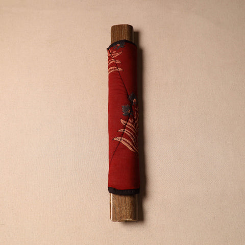 Red - handmade cotton fridge handle cover 46 - handcrafted