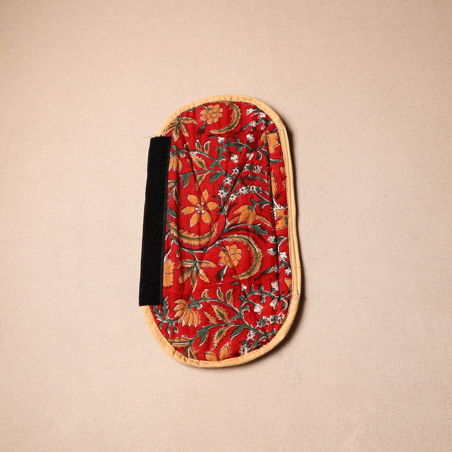Buy Handmade Cotton Red Fridge Handle Cover