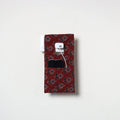 Red Handmade Cotton Mobile Charging Holder