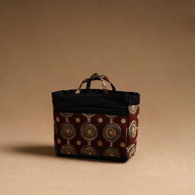  Red Handmade Cotton Multipurpose Cosmetic/Toiletry Bag