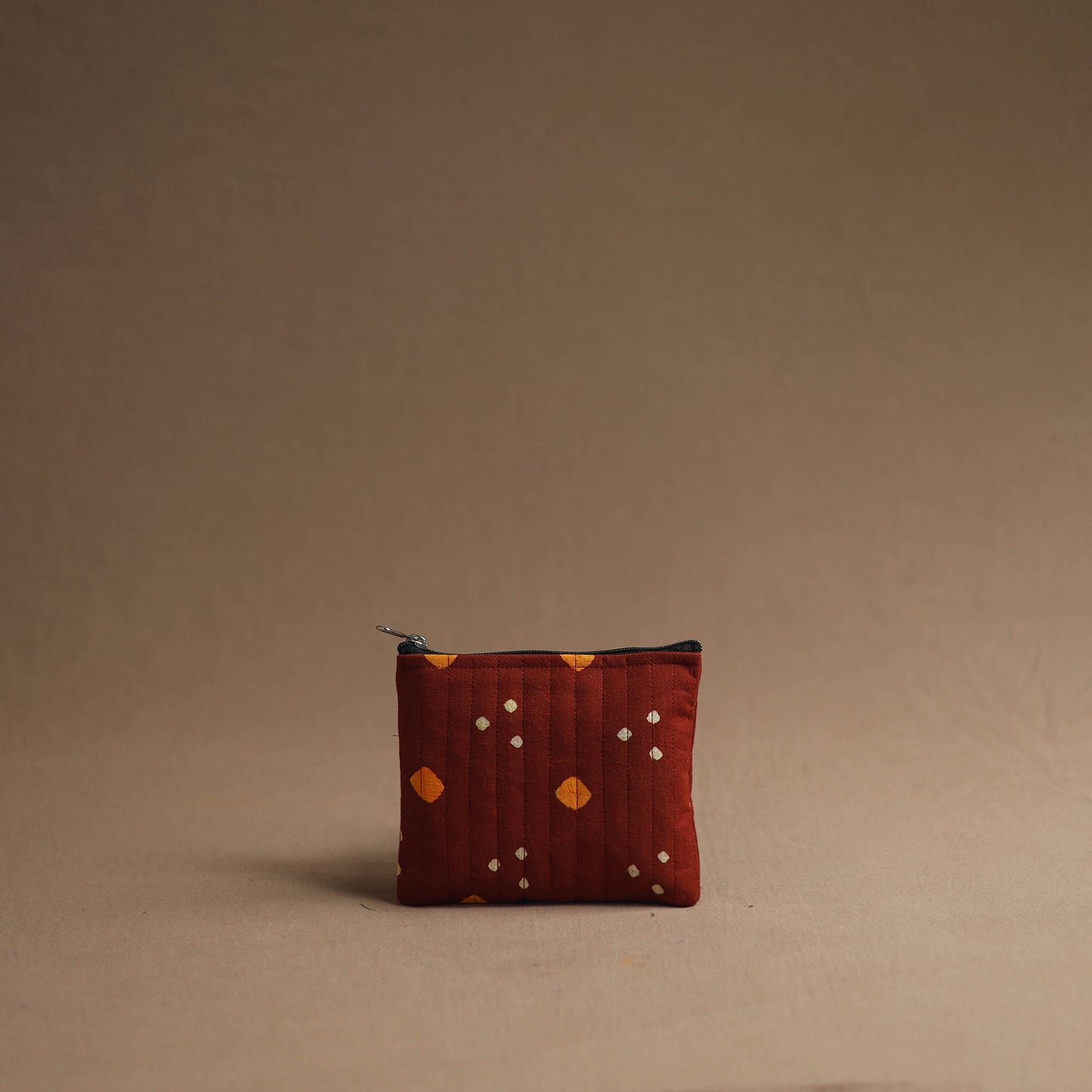 Red - handmade cotton multipurpose utility pouches (set