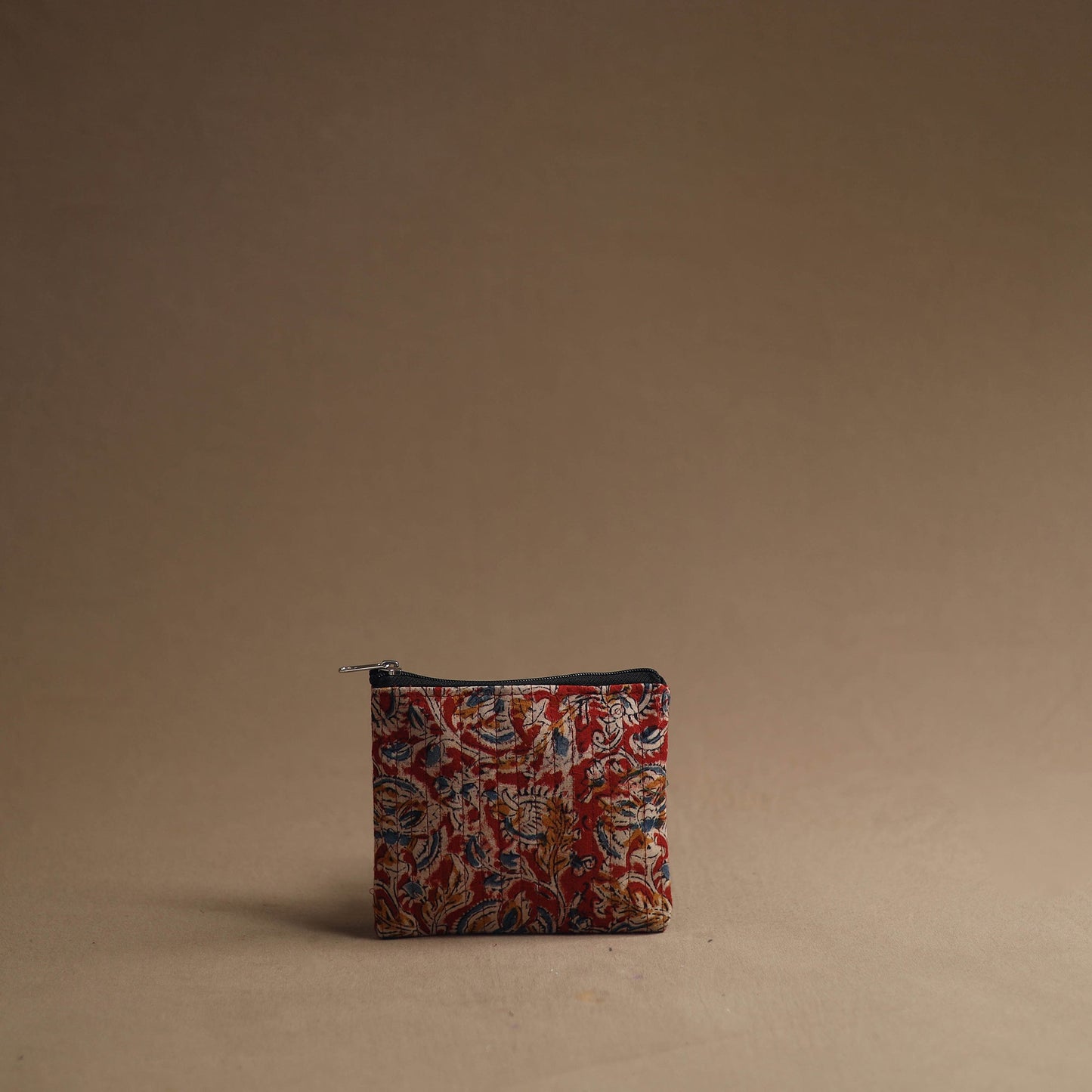 Red - handmade cotton multipurpose utility pouches (set