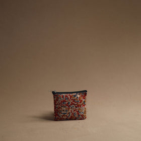 Red - handmade cotton multipurpose utility pouches (set