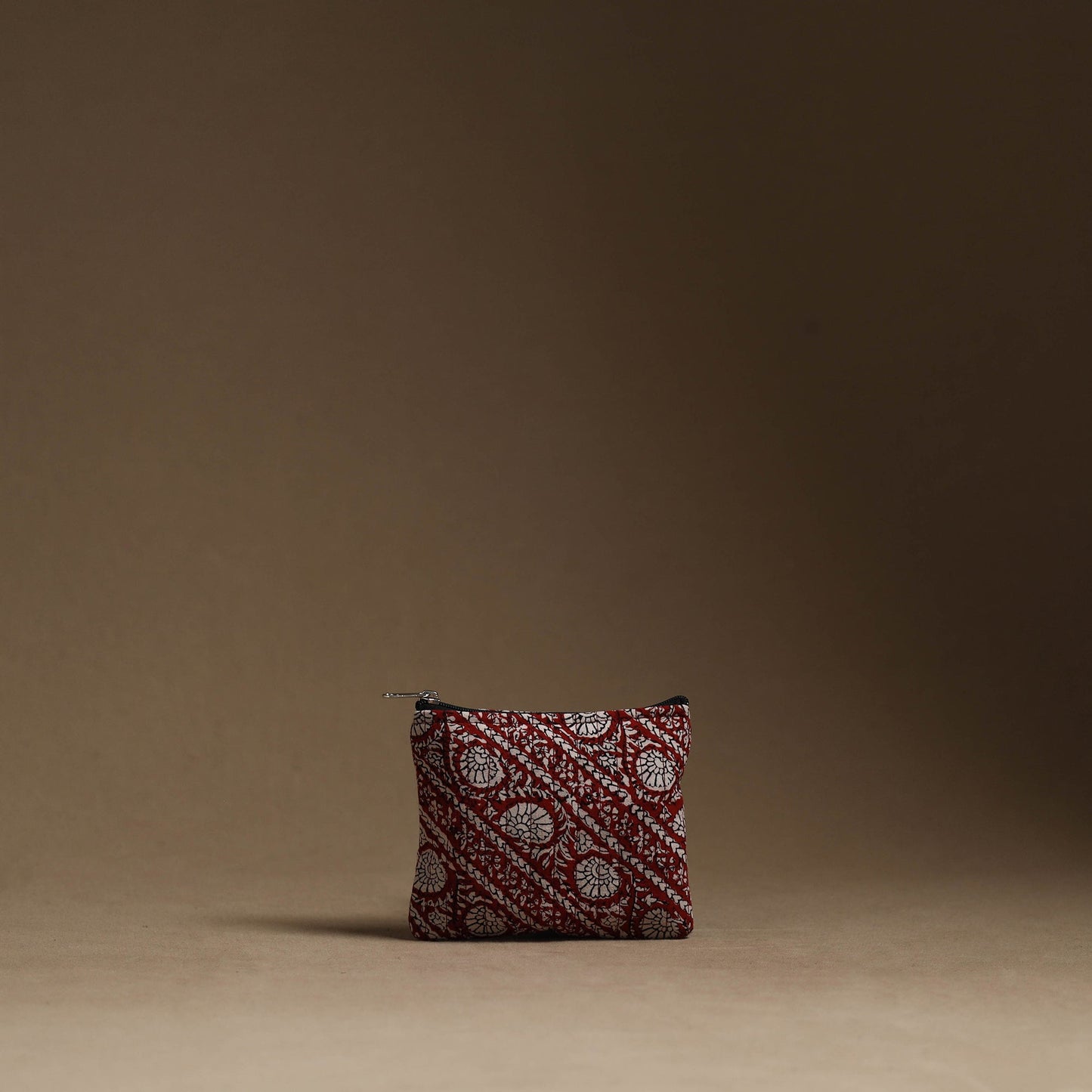 Red - handmade cotton multipurpose utility pouches (set