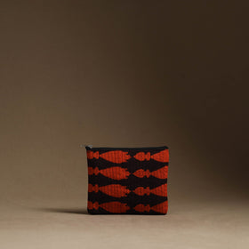 Red - handmade cotton multipurpose utility pouches (set