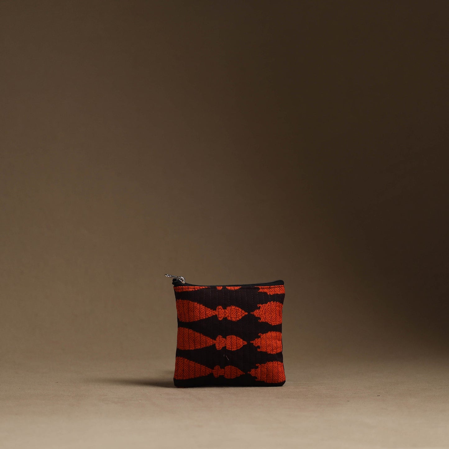 Red - handmade cotton multipurpose utility pouches (set