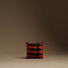 Red - handmade cotton multipurpose utility pouches (set