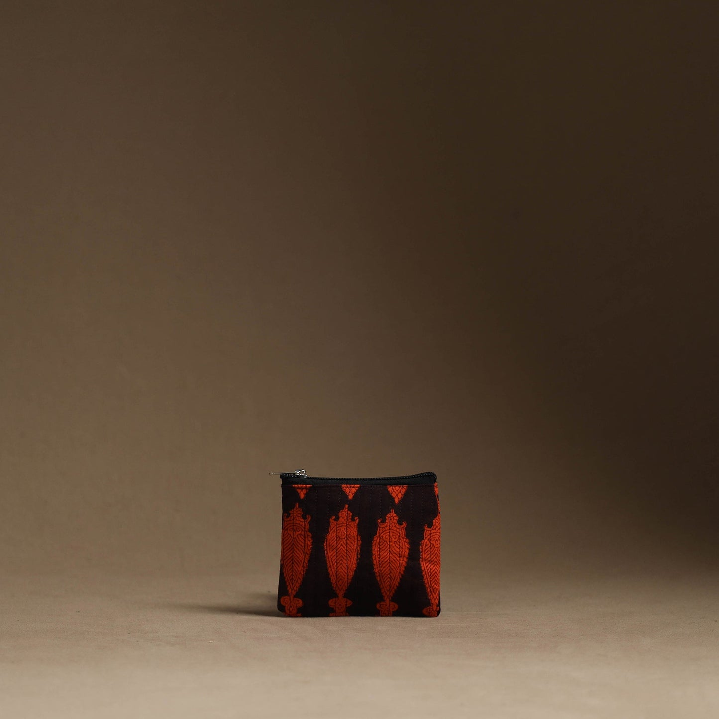 Red - handmade cotton multipurpose utility pouches (set