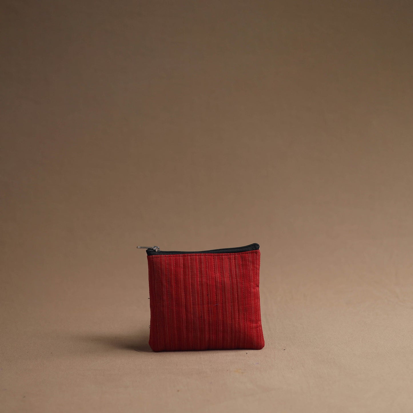 Red Handmade Cotton Multipurpose Utility Pouches (set of 3)