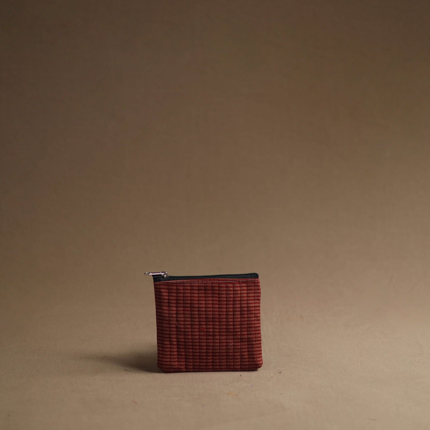 Red - handmade cotton multipurpose utility pouches (set