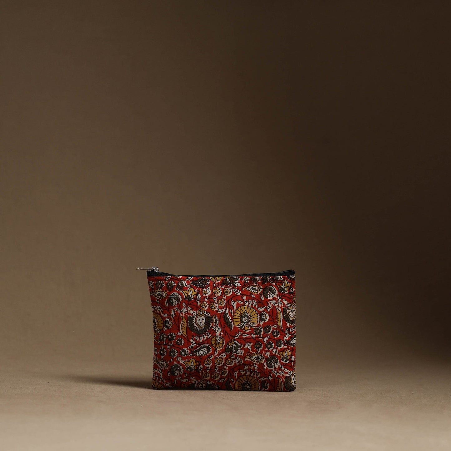 Red - handmade cotton multipurpose utility pouches (set