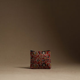 Red - handmade cotton multipurpose utility pouches (set