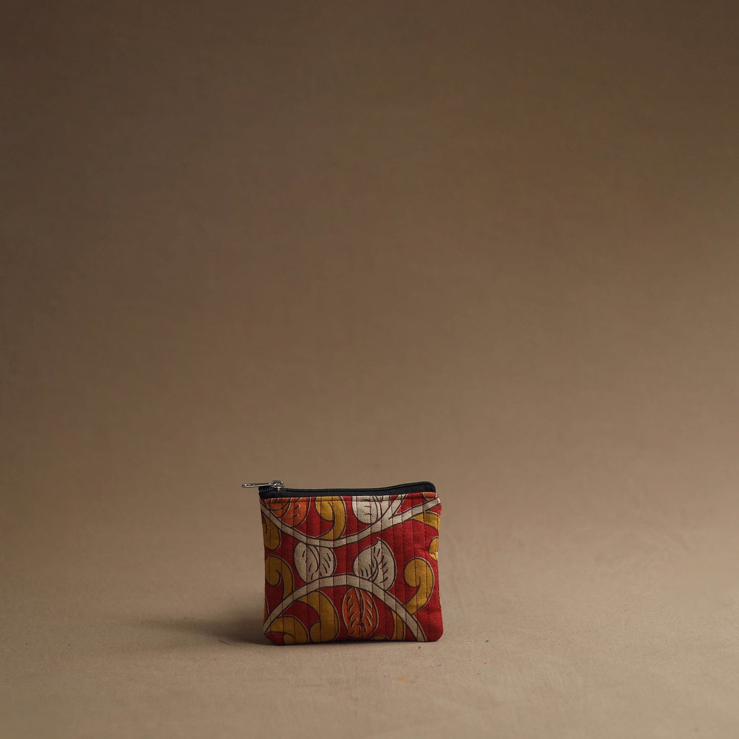 Red - handmade cotton multipurpose utility pouches (set