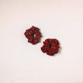Red - handmade cotton rubber bands/scrunchies (set of 2) 14