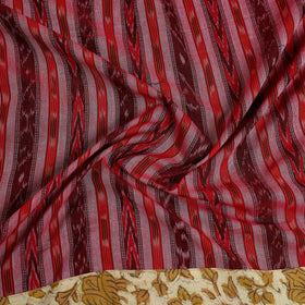 Red - handmade cotton sambalpuri ikat blouse piece 20