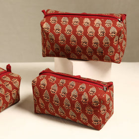 Handmade Cotton Toiletry Bags (Set of 3) 11 