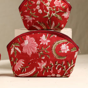 Handmade Cotton Toiletry Bags (Set of 3) 168 