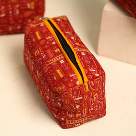  Handmade Cotton Toiletry Bags (Set of 3) 