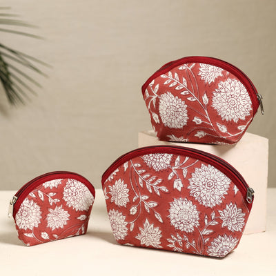  Handmade Cotton Toiletry Bags (Set of 3) 185 