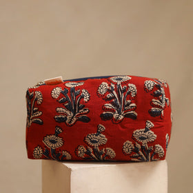 Red - handmade cotton toiletry bags (set of 3) 21