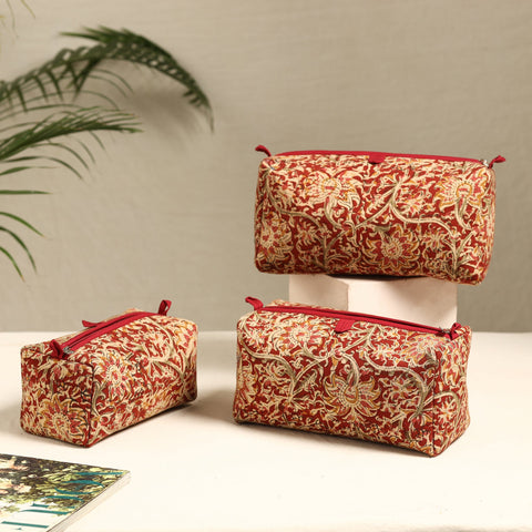  Handmade Cotton Toiletry Bags (Set of 3) 32 