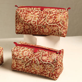  Handmade Cotton Toiletry Bags (Set of 3) 32 