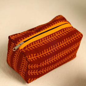  Handmade Cotton Toiletry Bags (Set of 3) 