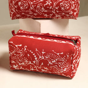  Handmade Cotton Toiletry Bags (Set of 3) 96 
