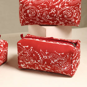  Handmade Cotton Toiletry Bags (Set of 3) 96 