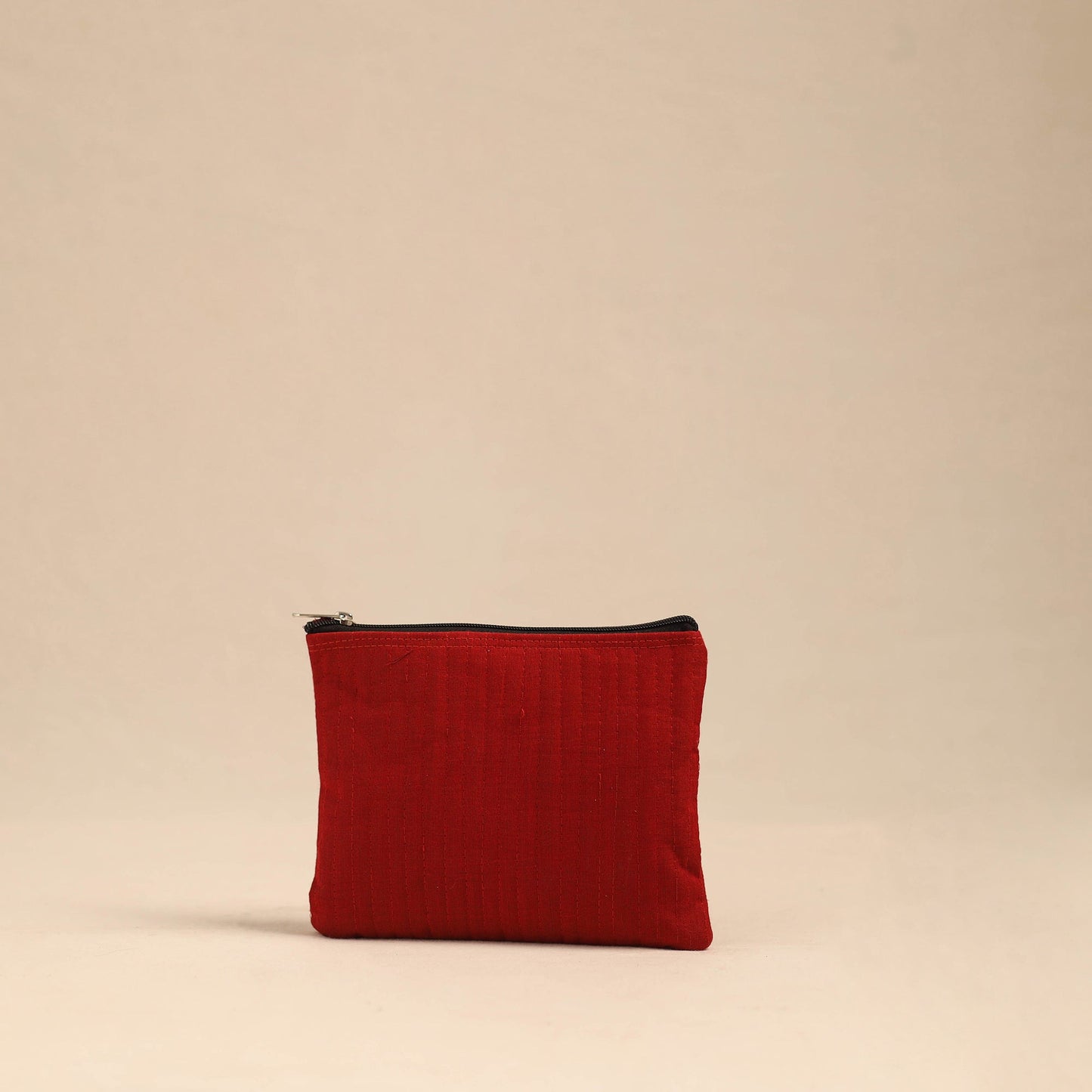 Red - handmade cotton utility pouches (set of 3) 08