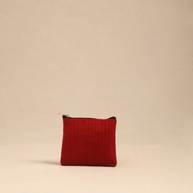 Red - handmade cotton utility pouches (set of 3) 08