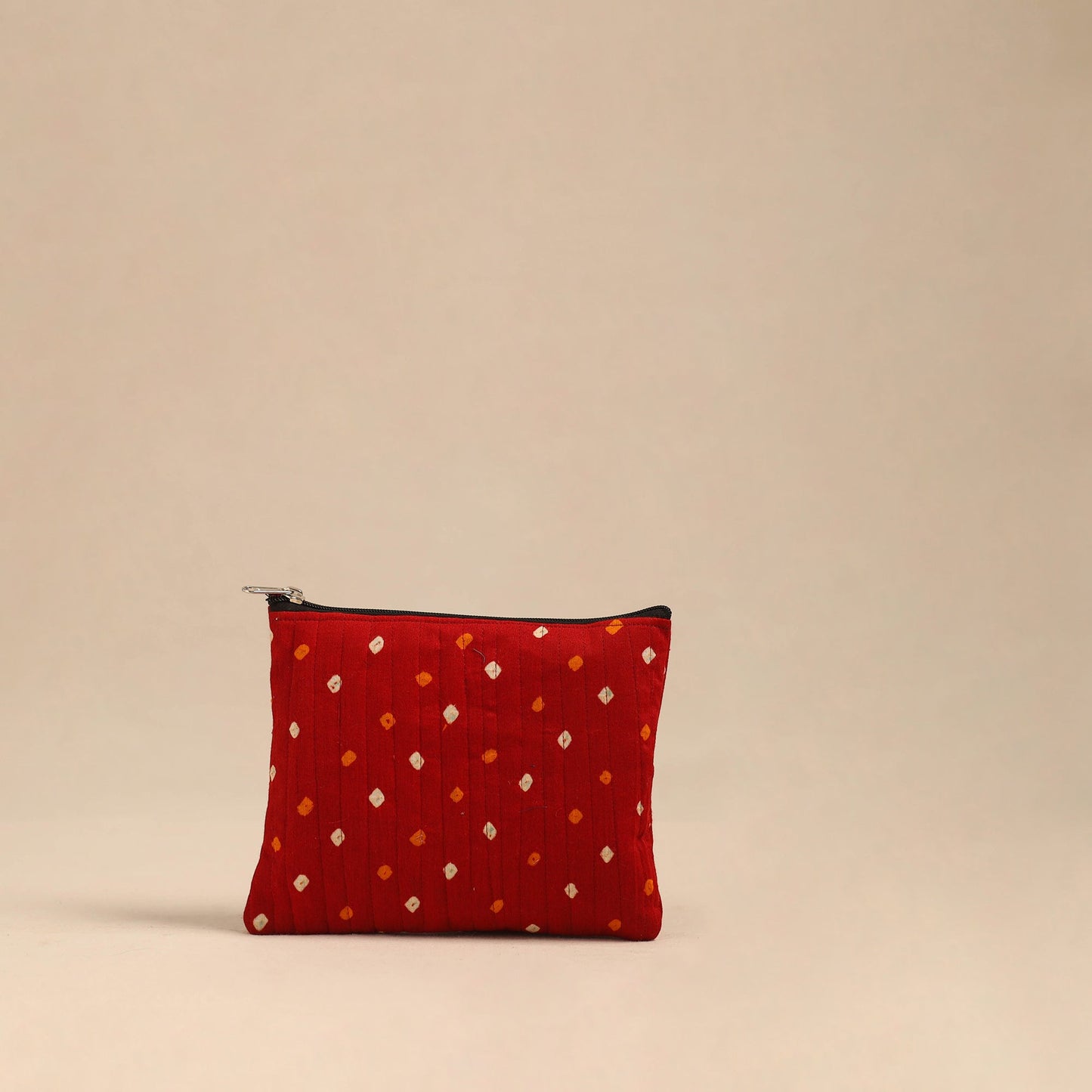 Red - handmade cotton utility pouches (set of 3) 30