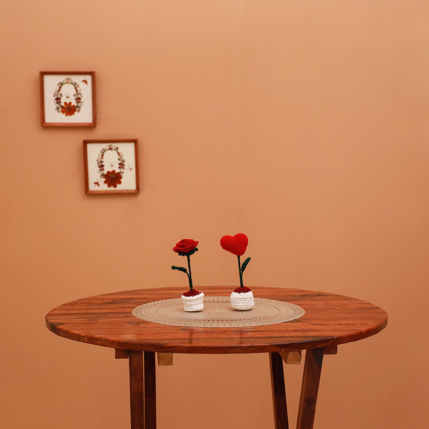 Handmade crochet flower pots (set of 2) 22 - handcrafted