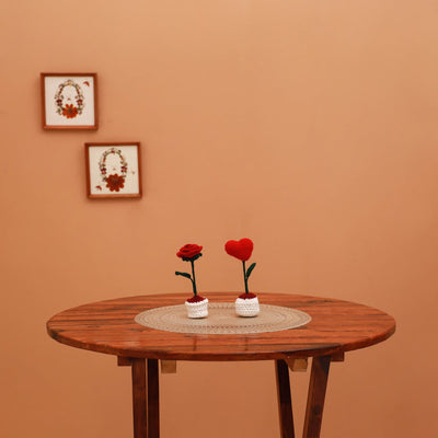 Handmade crochet flower pots (set of 2) 22 - handcrafted