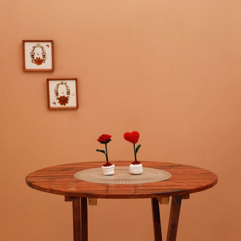 Handmade crochet flower pots (set of 2) 22 - handcrafted