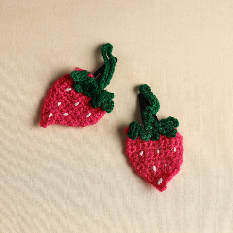  Handmade Crochet Tik-Tak Hair Clip (set of 2) 