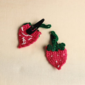  Handmade Crochet Tik-Tak Hair Clip (set of 2) 